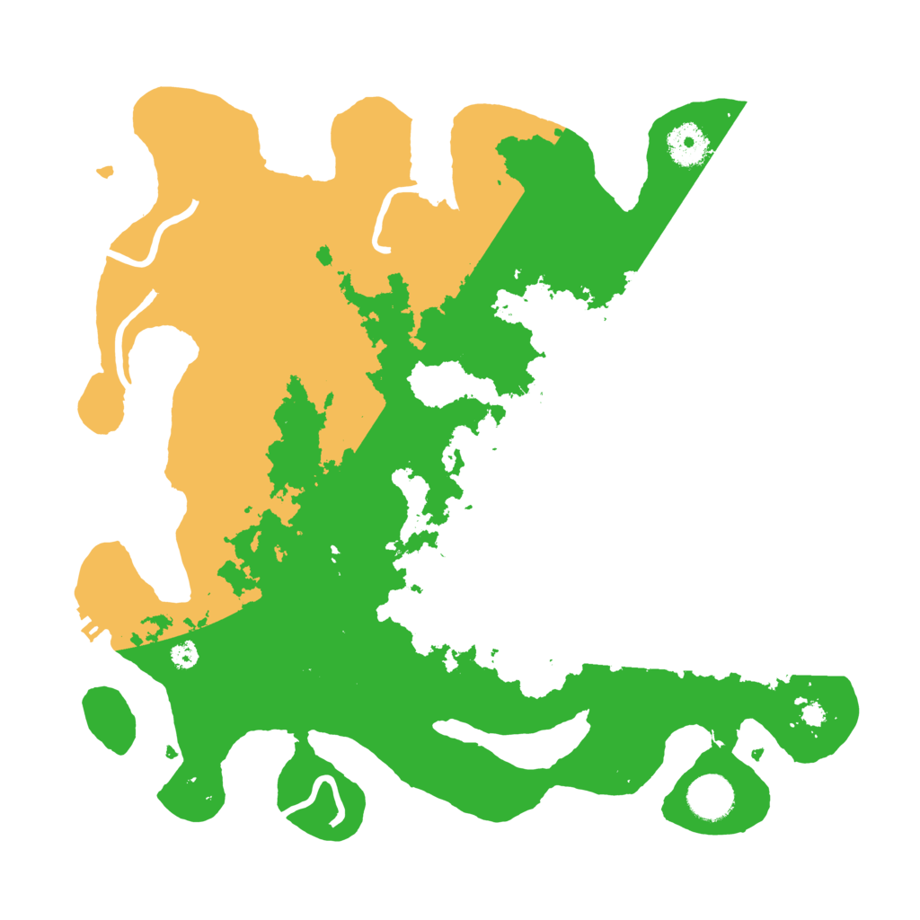 Biome Rust Map: Procedural Map, Size: 3500, Seed: 1593496050