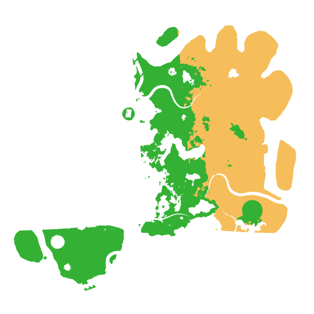 Biome Rust Map: Procedural Map, Size: 4050, Seed: 2055703627