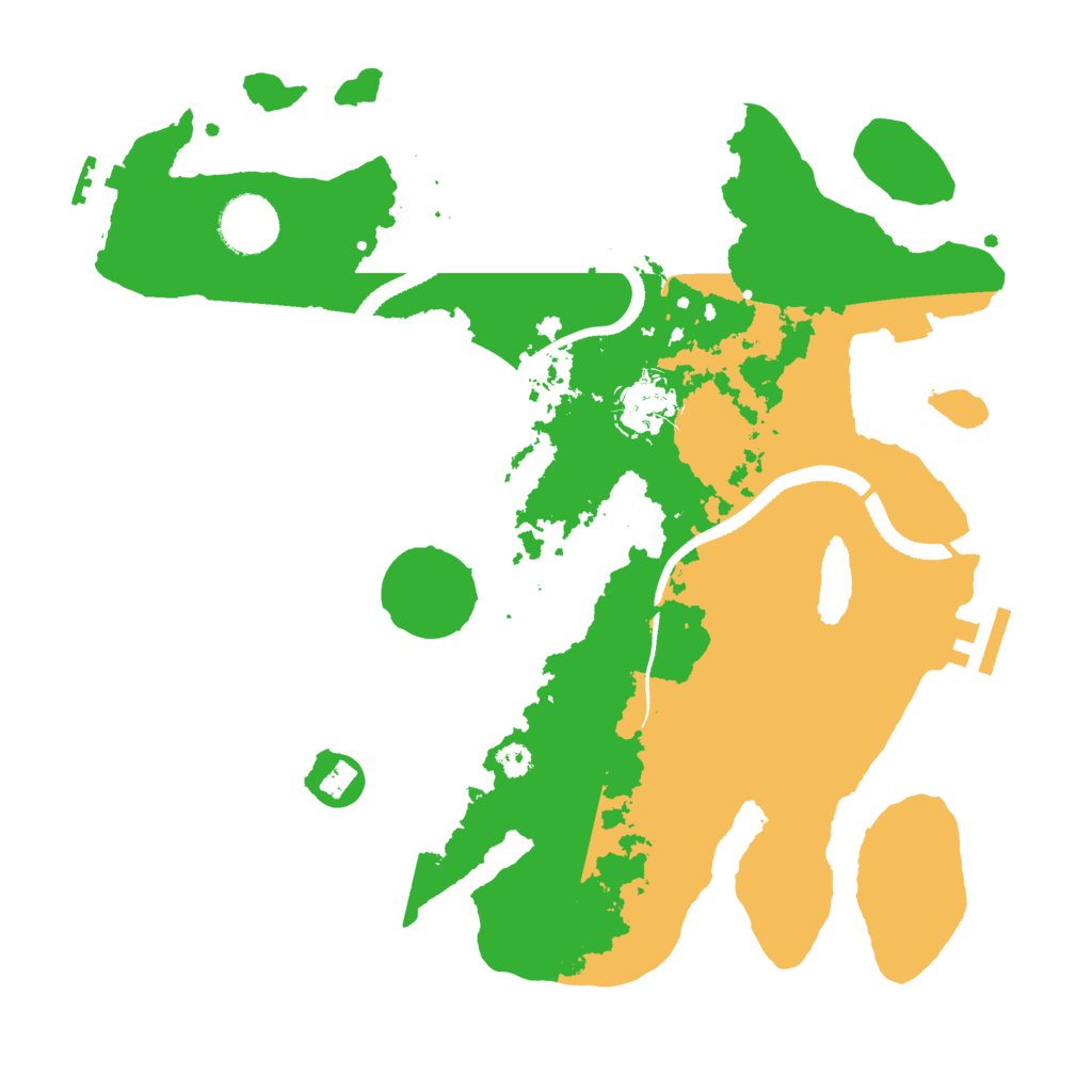 Biome Rust Map: Procedural Map, Size: 3250, Seed: 161744823