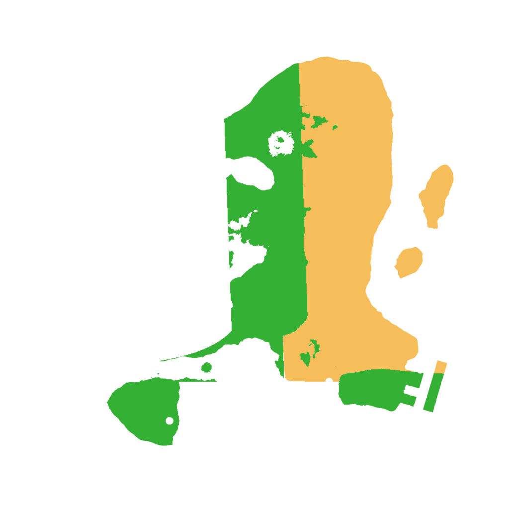 Biome Rust Map: Procedural Map, Size: 2000, Seed: 4321412