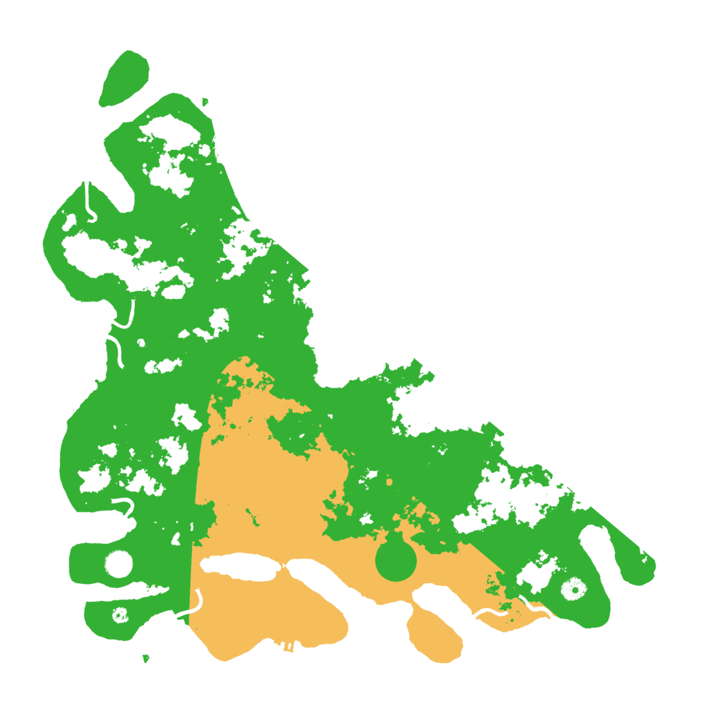 Biome Rust Map: Procedural Map, Size: 4500, Seed: 1344830315