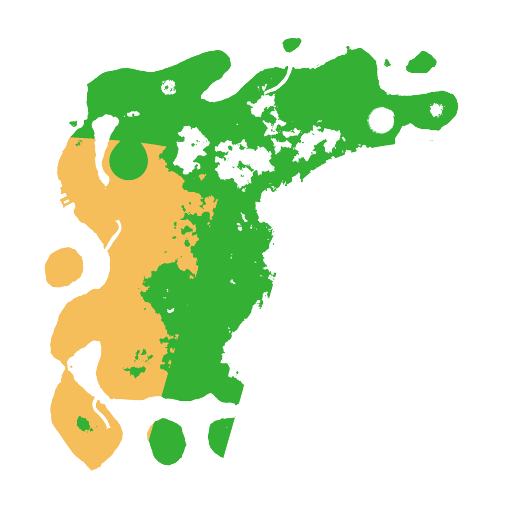 Biome Rust Map: Procedural Map, Size: 3500, Seed: 80837203