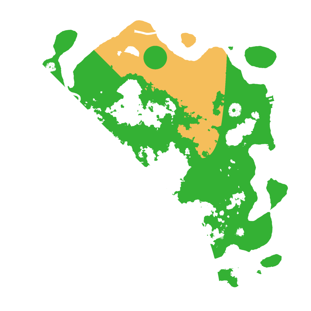 Biome Rust Map: Procedural Map, Size: 3500, Seed: 23425997