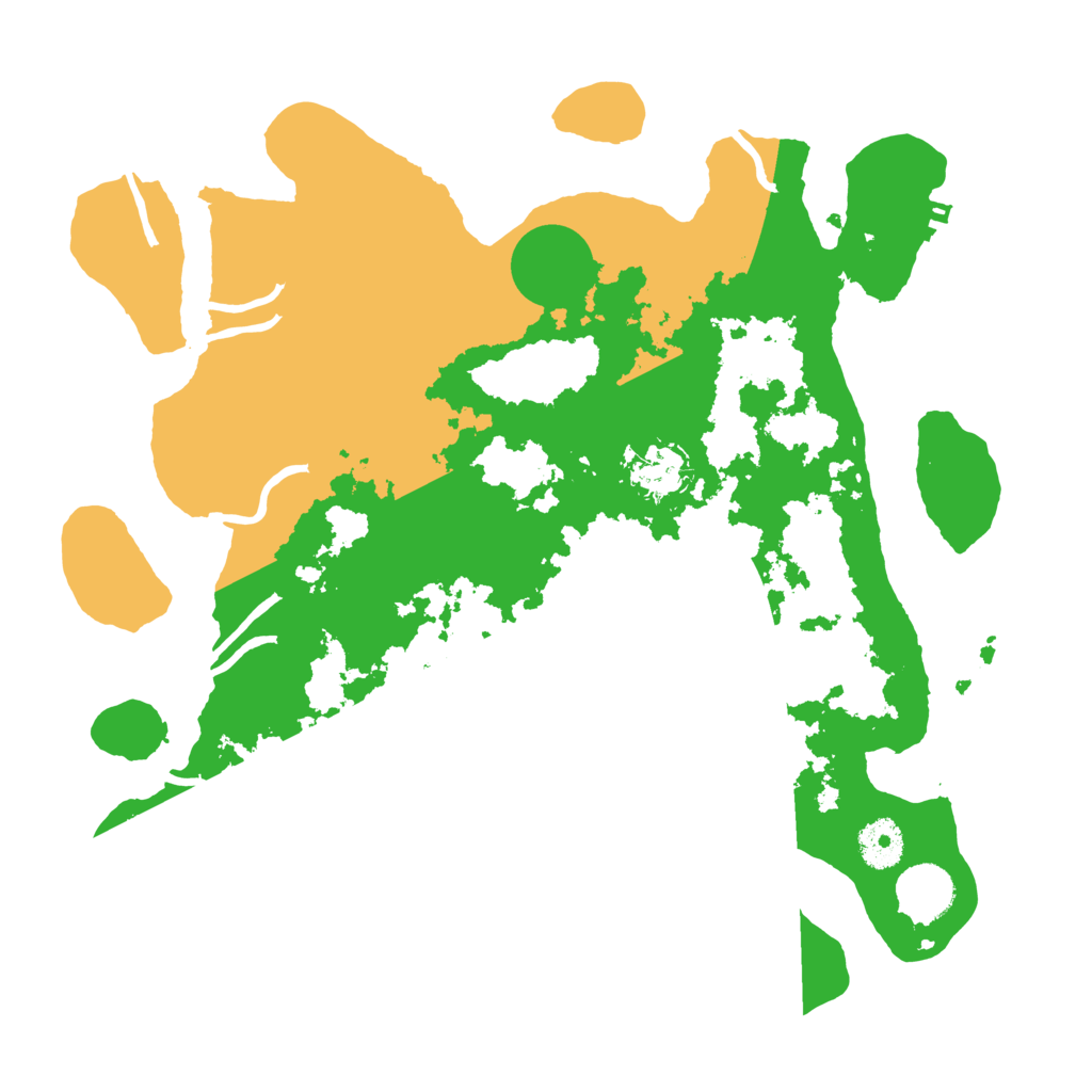 Biome Rust Map: Procedural Map, Size: 3500, Seed: 20694888