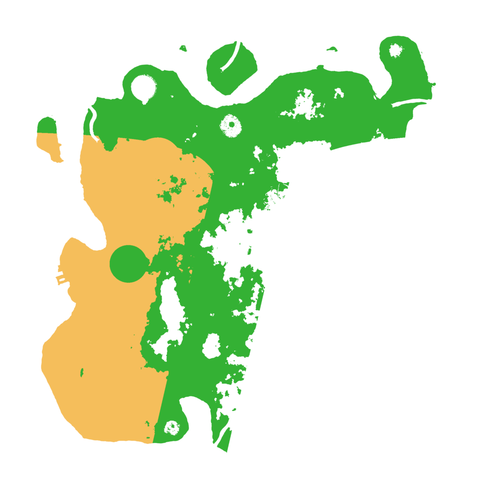 Biome Rust Map: Procedural Map, Size: 3500, Seed: 3761375