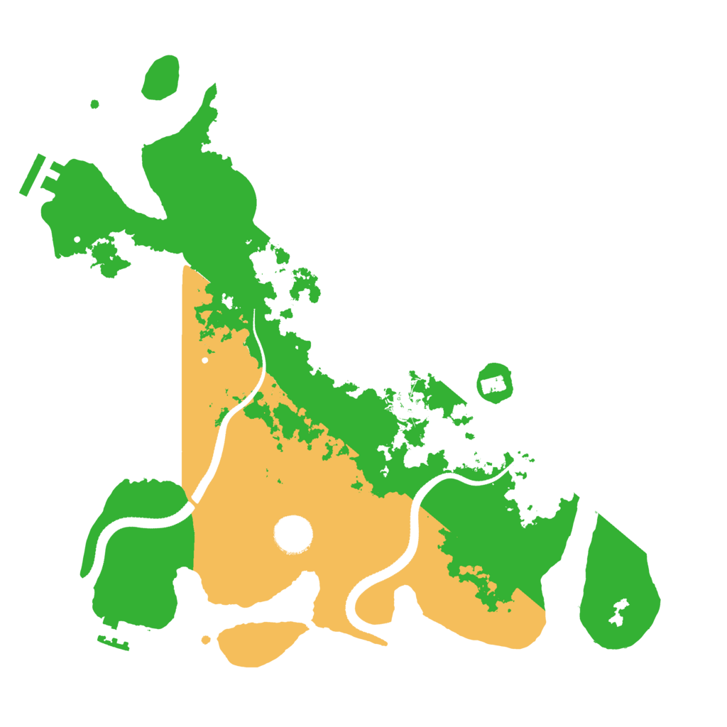 Biome Rust Map: Procedural Map, Size: 3333, Seed: 2644