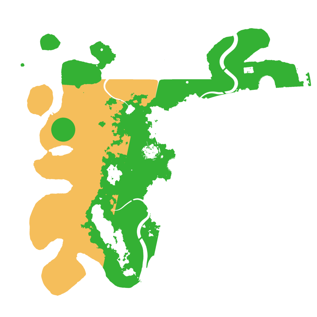 Biome Rust Map: Procedural Map, Size: 3500, Seed: 66365619