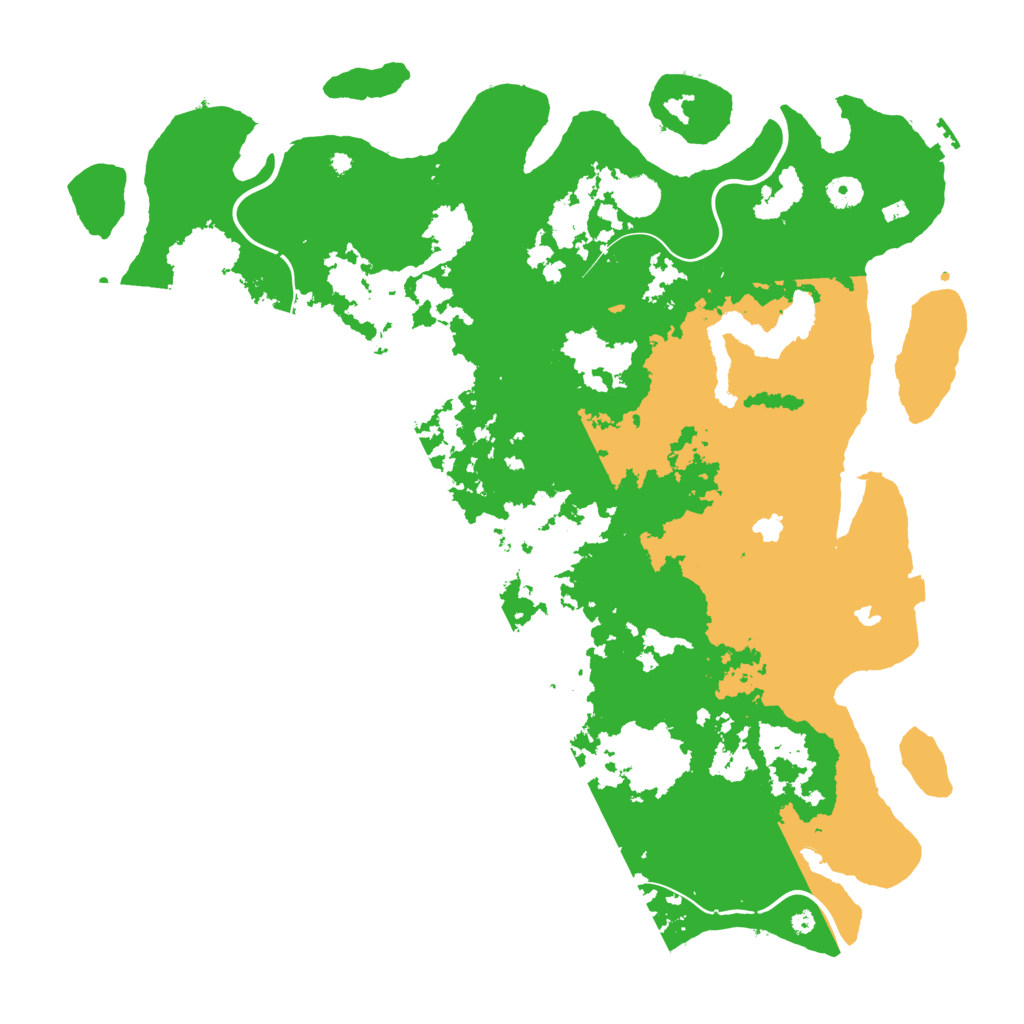 Biome Rust Map: Procedural Map, Size: 4500, Seed: 1984022368