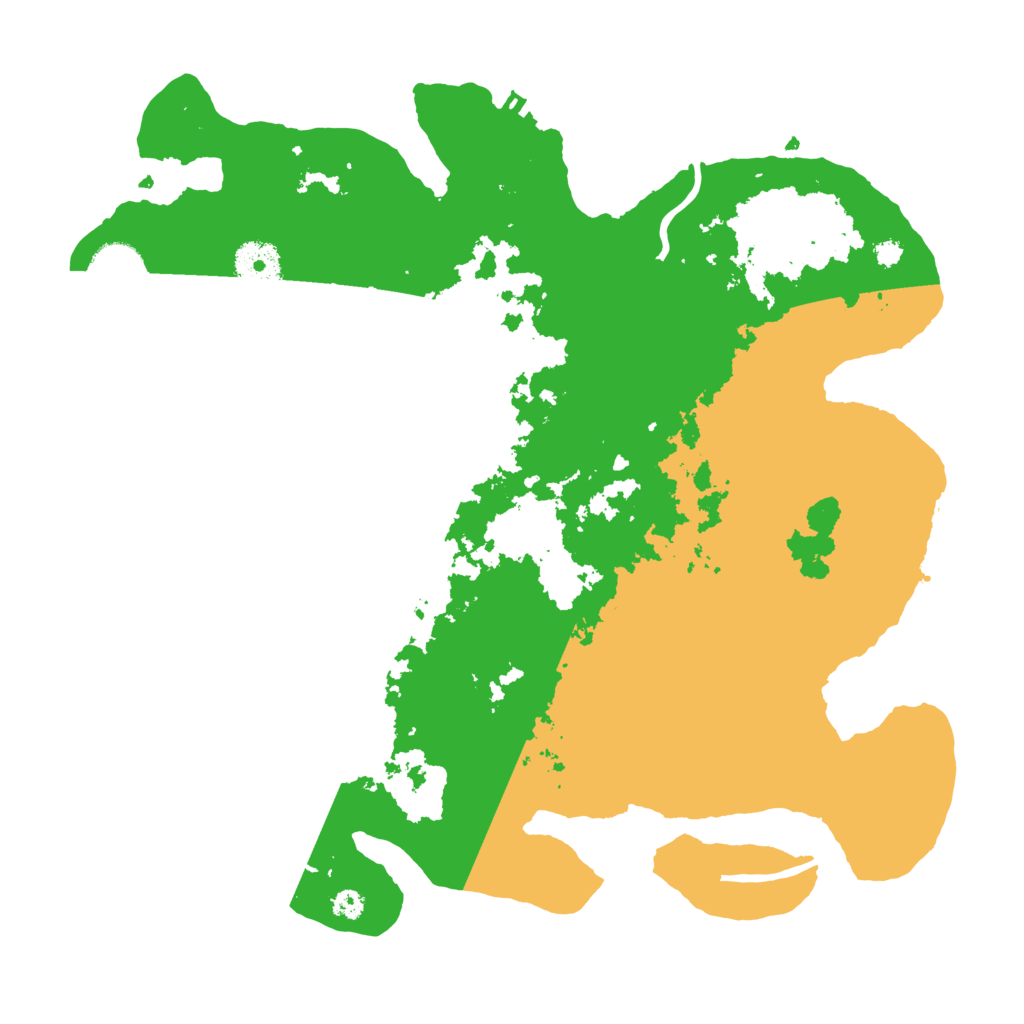 Biome Rust Map: Procedural Map, Size: 3500, Seed: 55038800