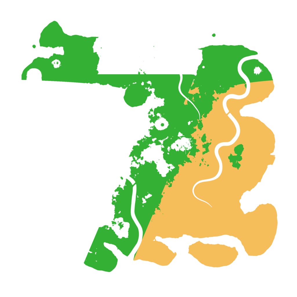 Biome Rust Map: Procedural Map, Size: 3500, Seed: 55038800