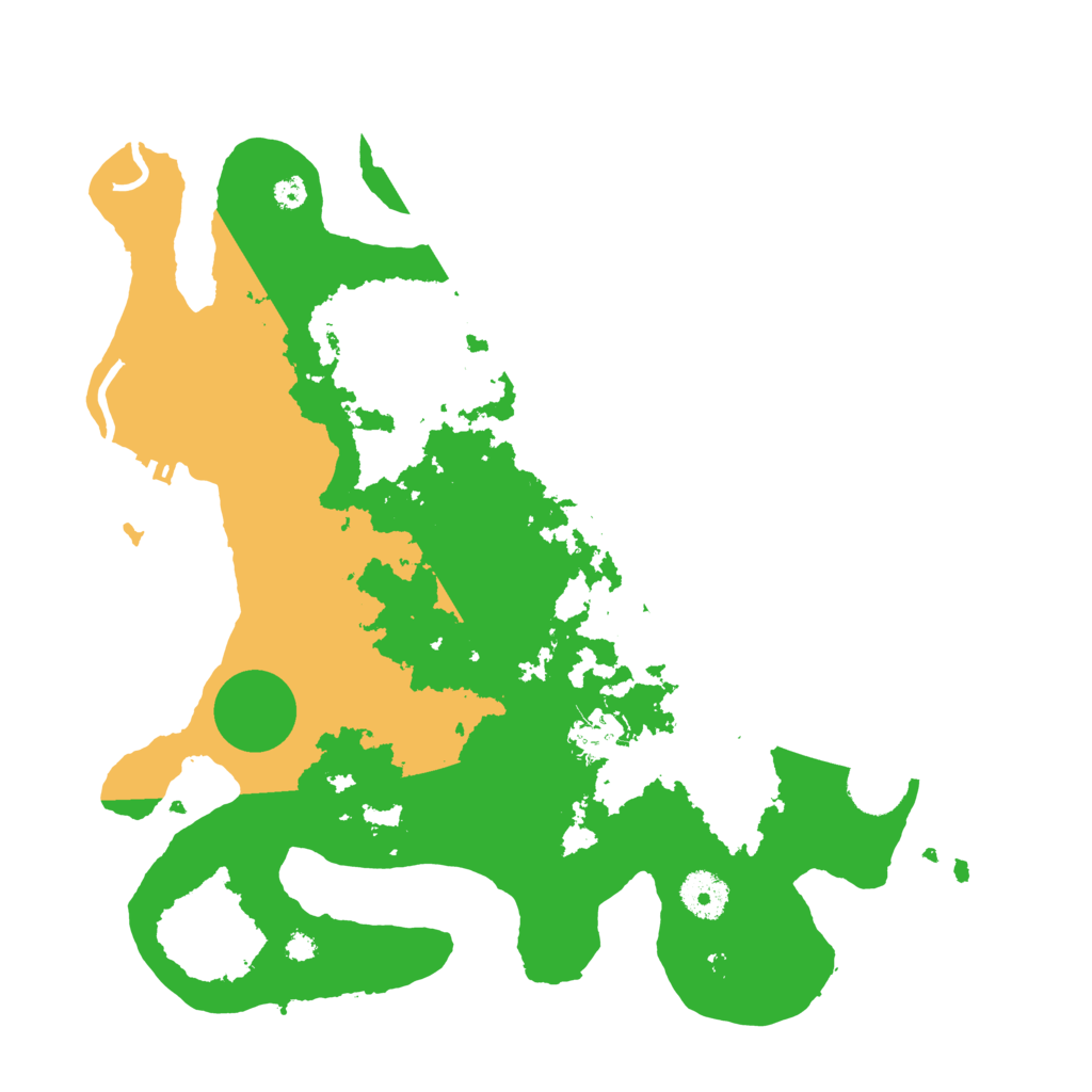 Biome Rust Map: Procedural Map, Size: 3500, Seed: 30723334