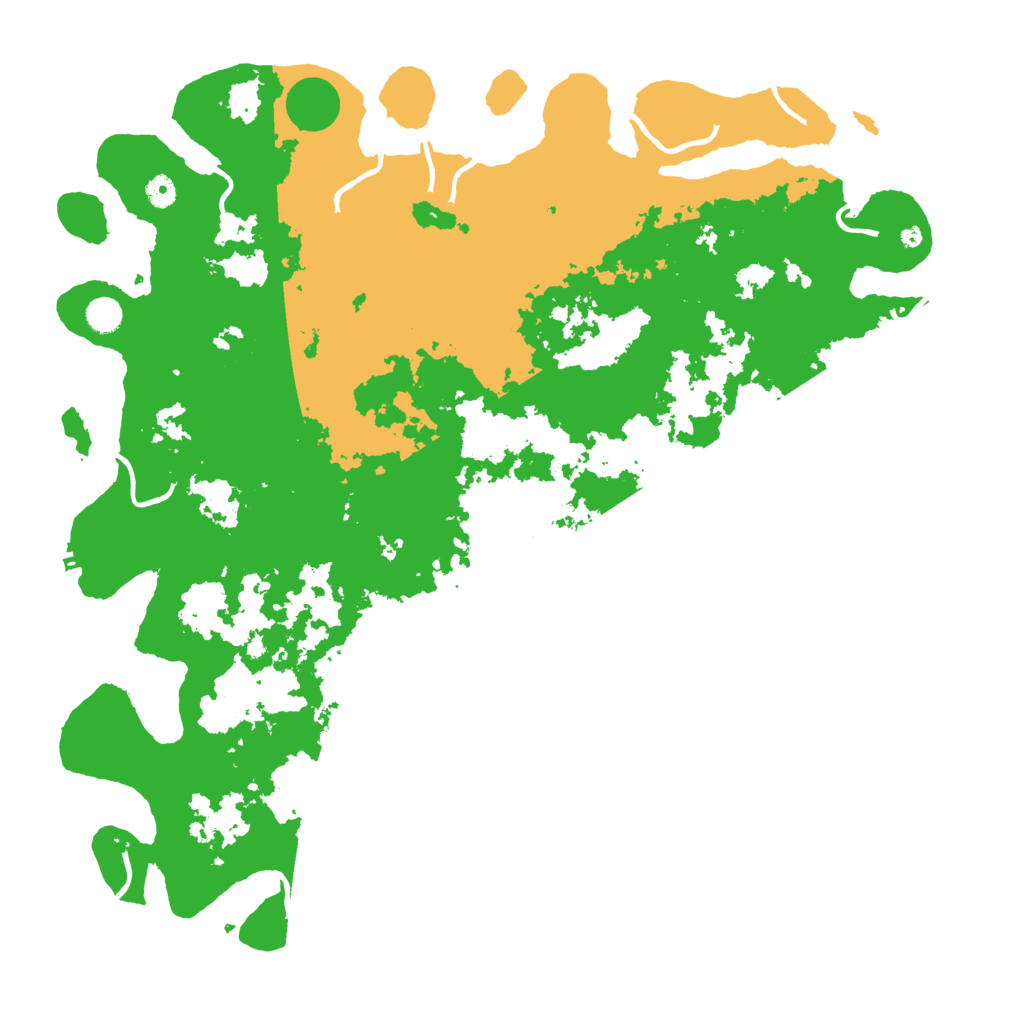 Biome Rust Map: Procedural Map, Size: 5000, Seed: 20500