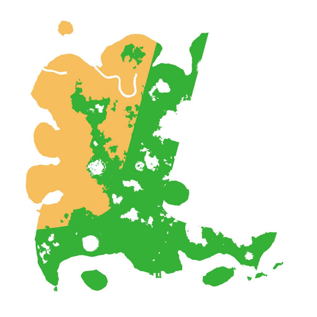 Biome Rust Map: Procedural Map, Size: 3500, Seed: 624762165