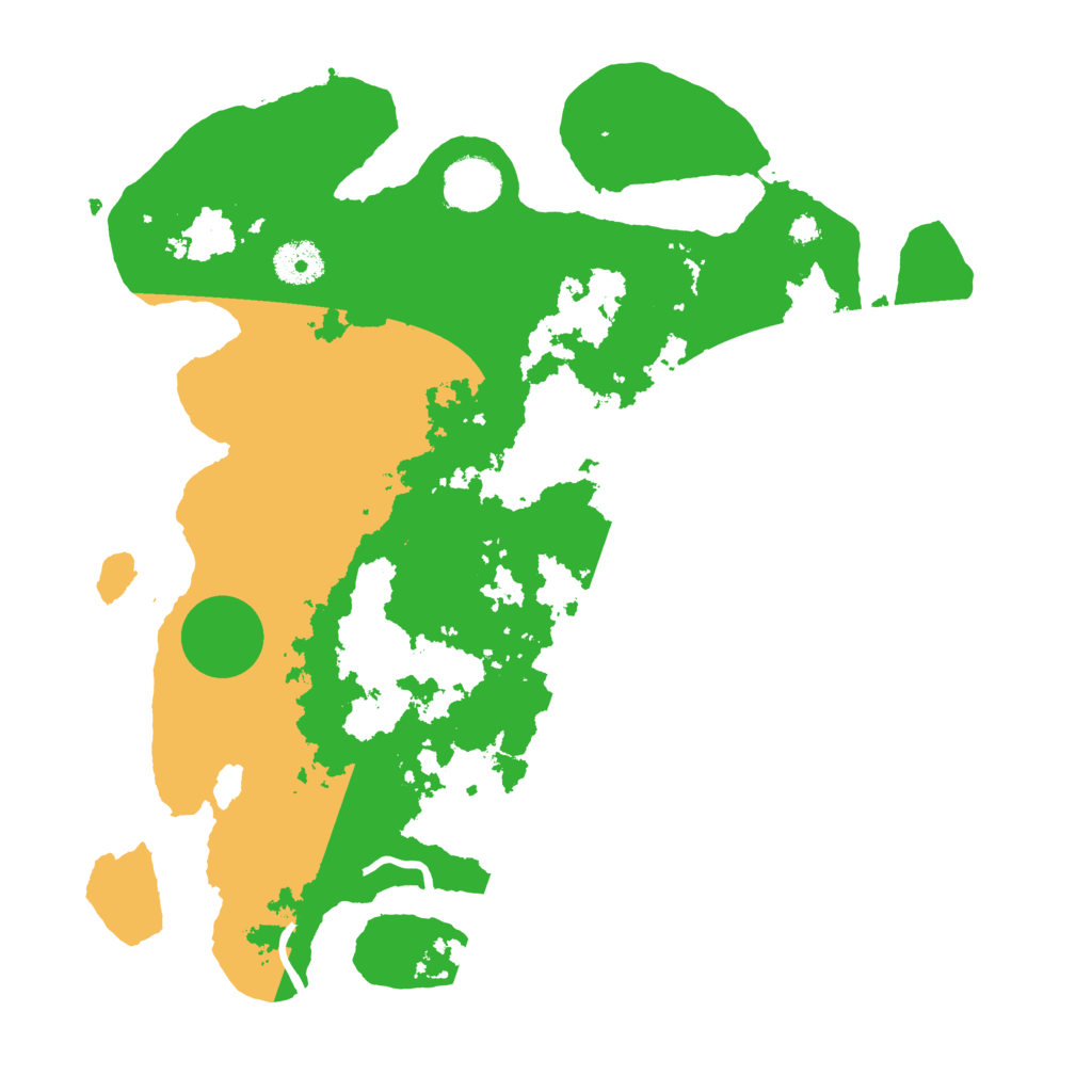 Biome Rust Map: Procedural Map, Size: 3500, Seed: 77453751