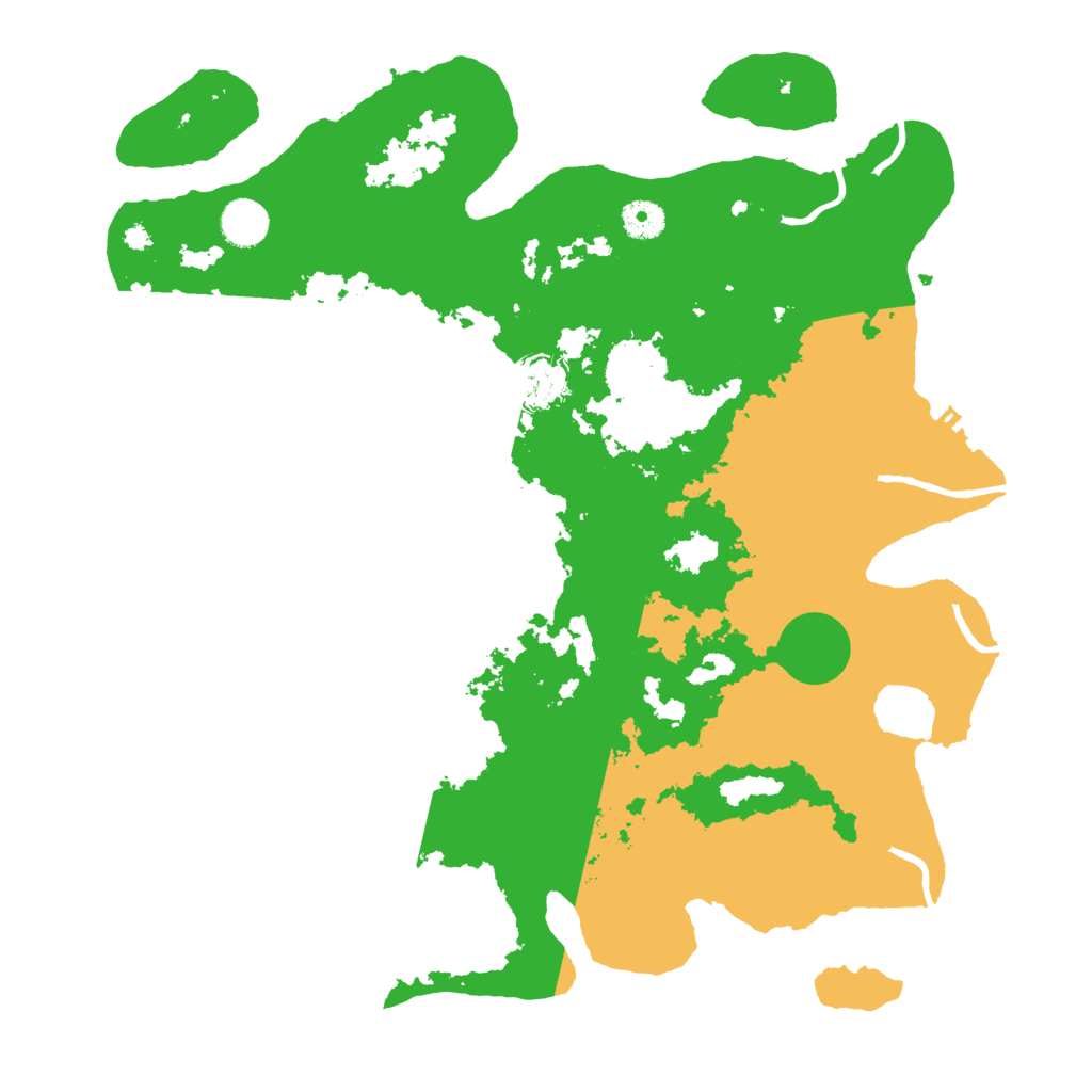 Biome Rust Map: Procedural Map, Size: 4000, Seed: 7652