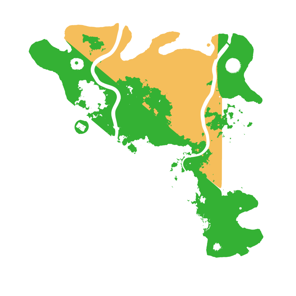 Biome Rust Map: Procedural Map, Size: 3500, Seed: 9603842
