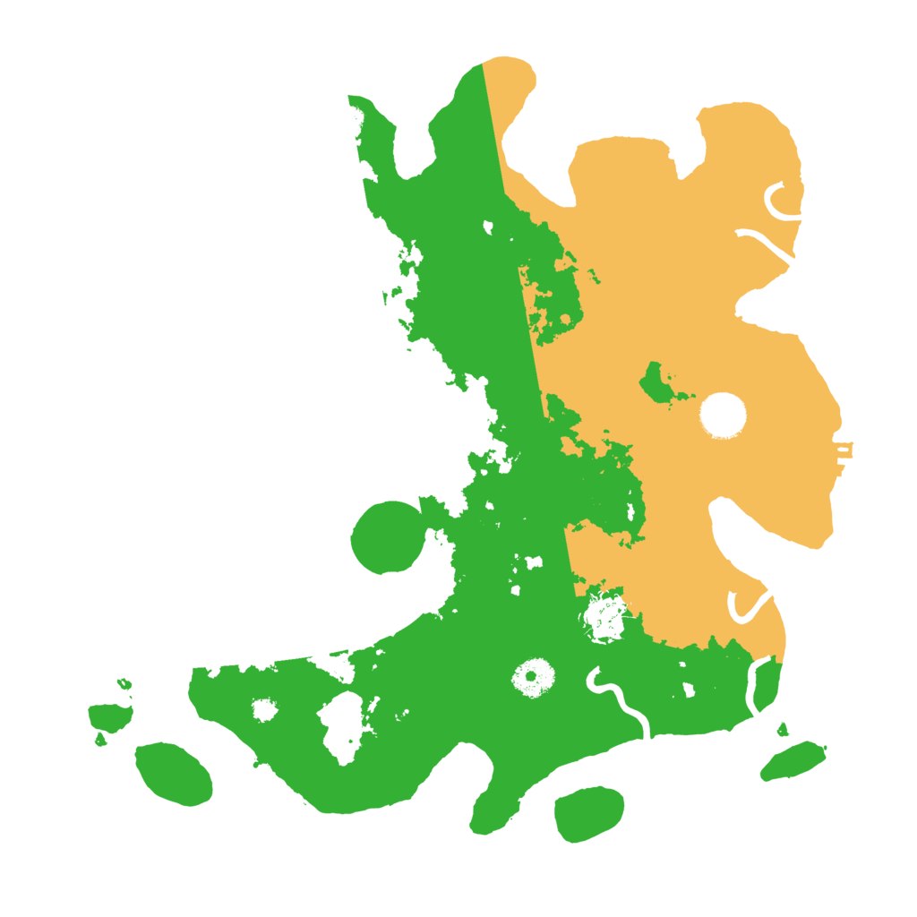 Biome Rust Map: Procedural Map, Size: 3500, Seed: 21634264