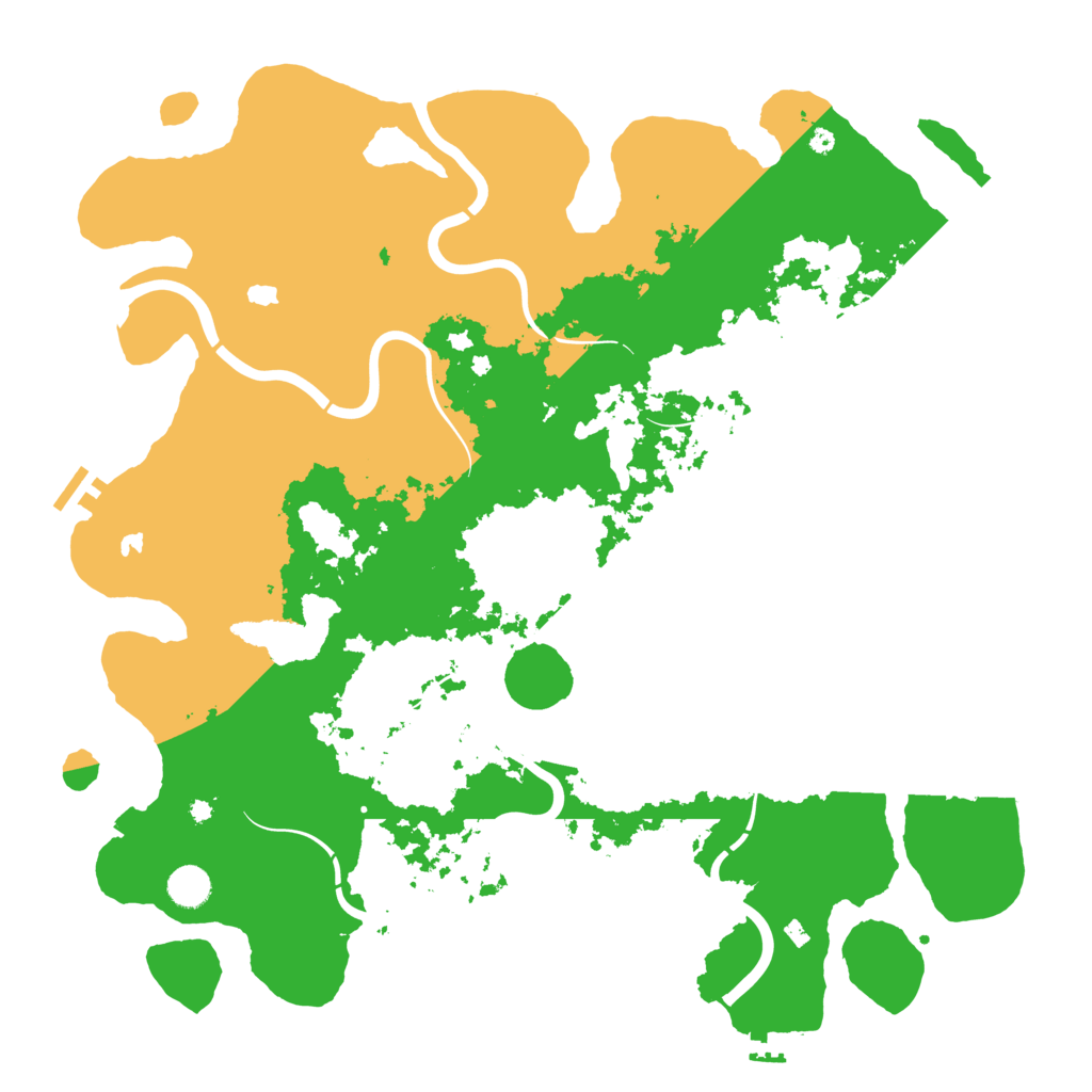 Biome Rust Map: Procedural Map, Size: 4500, Seed: 602769294