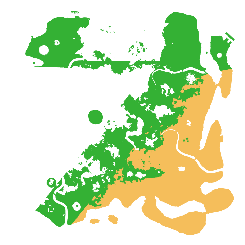 Biome Rust Map: Procedural Map, Size: 4500, Seed: 1869050927