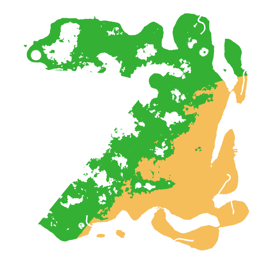 Biome Rust Map: Procedural Map, Size: 4500, Seed: 1869050927