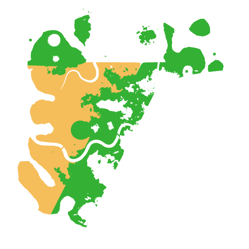 Biome Rust Map: Procedural Map, Size: 3500, Seed: 93330306