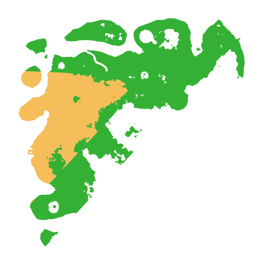 Biome Rust Map: Procedural Map, Size: 3500, Seed: 56293229