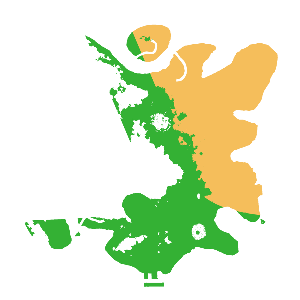 Biome Rust Map: Procedural Map, Size: 3000, Seed: 306870936