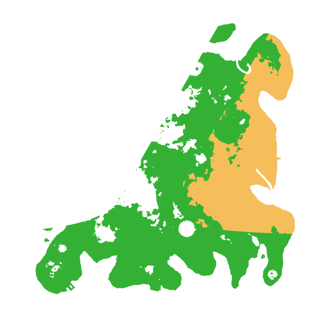 Biome Rust Map: Procedural Map, Size: 3500, Seed: 64836755