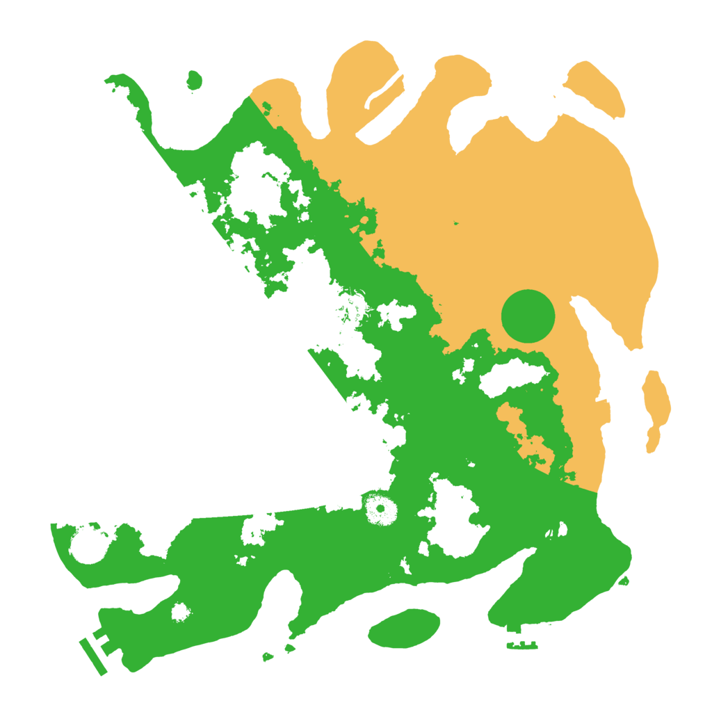 Biome Rust Map: Procedural Map, Size: 3500, Seed: 979238628