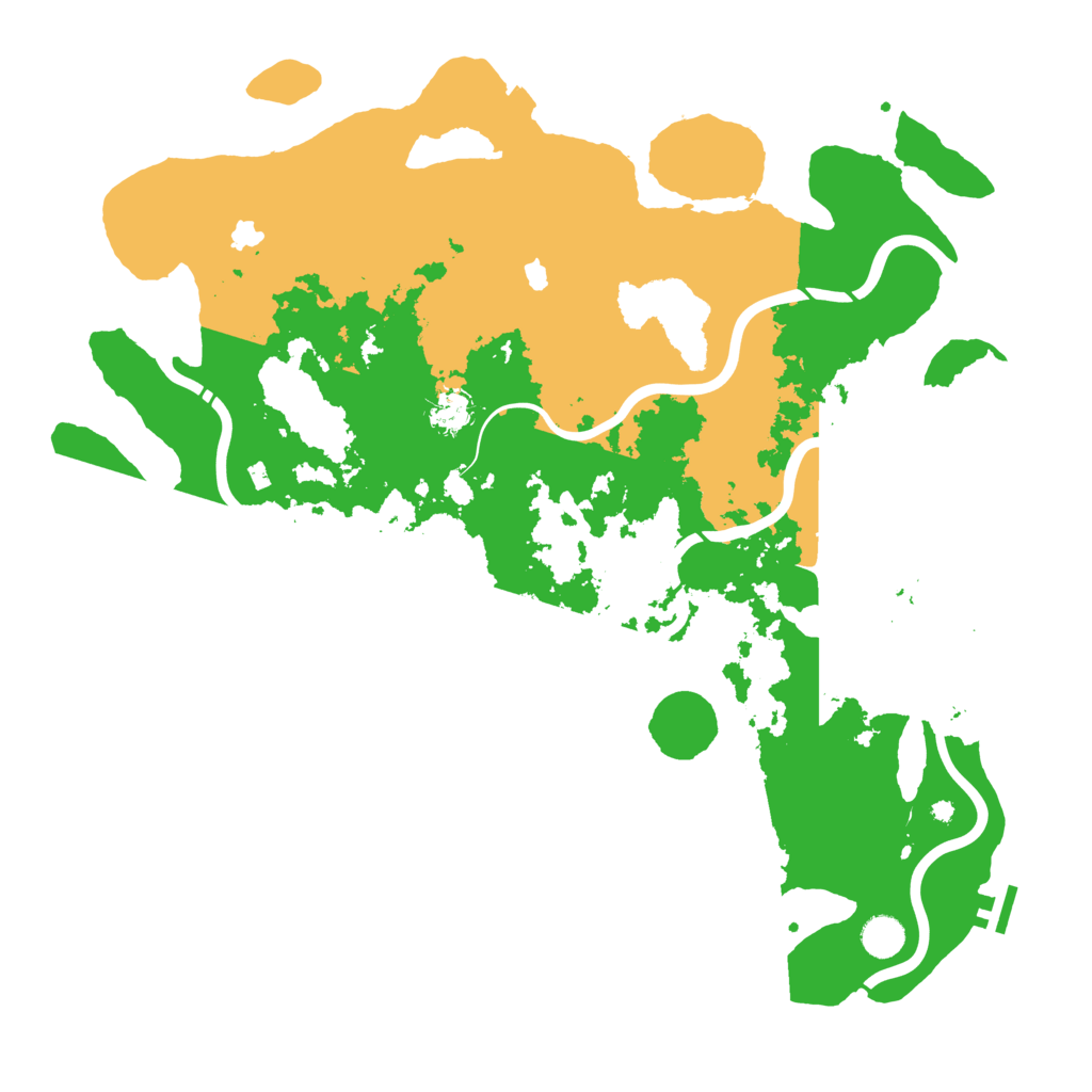 Biome Rust Map: Procedural Map, Size: 4500, Seed: 1362555673