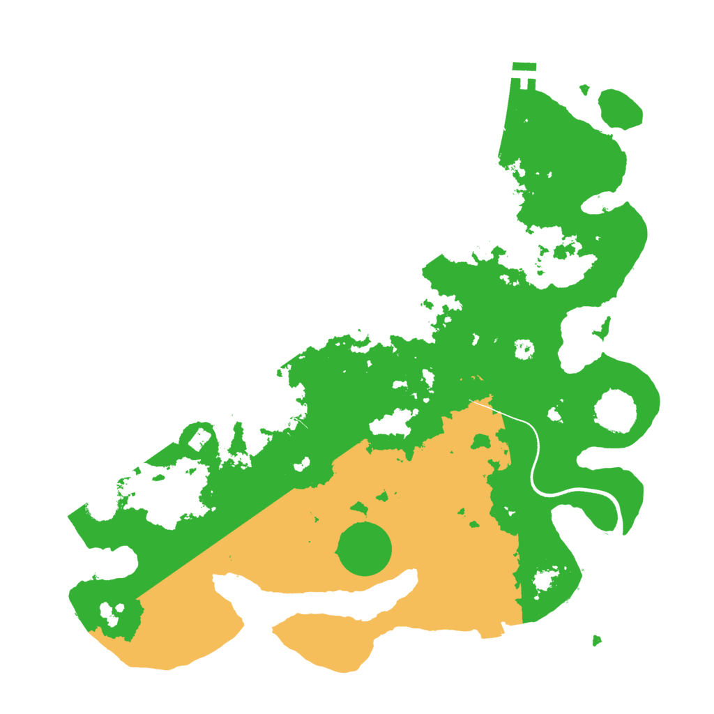 Biome Rust Map: Procedural Map, Size: 3500, Seed: 788313071
