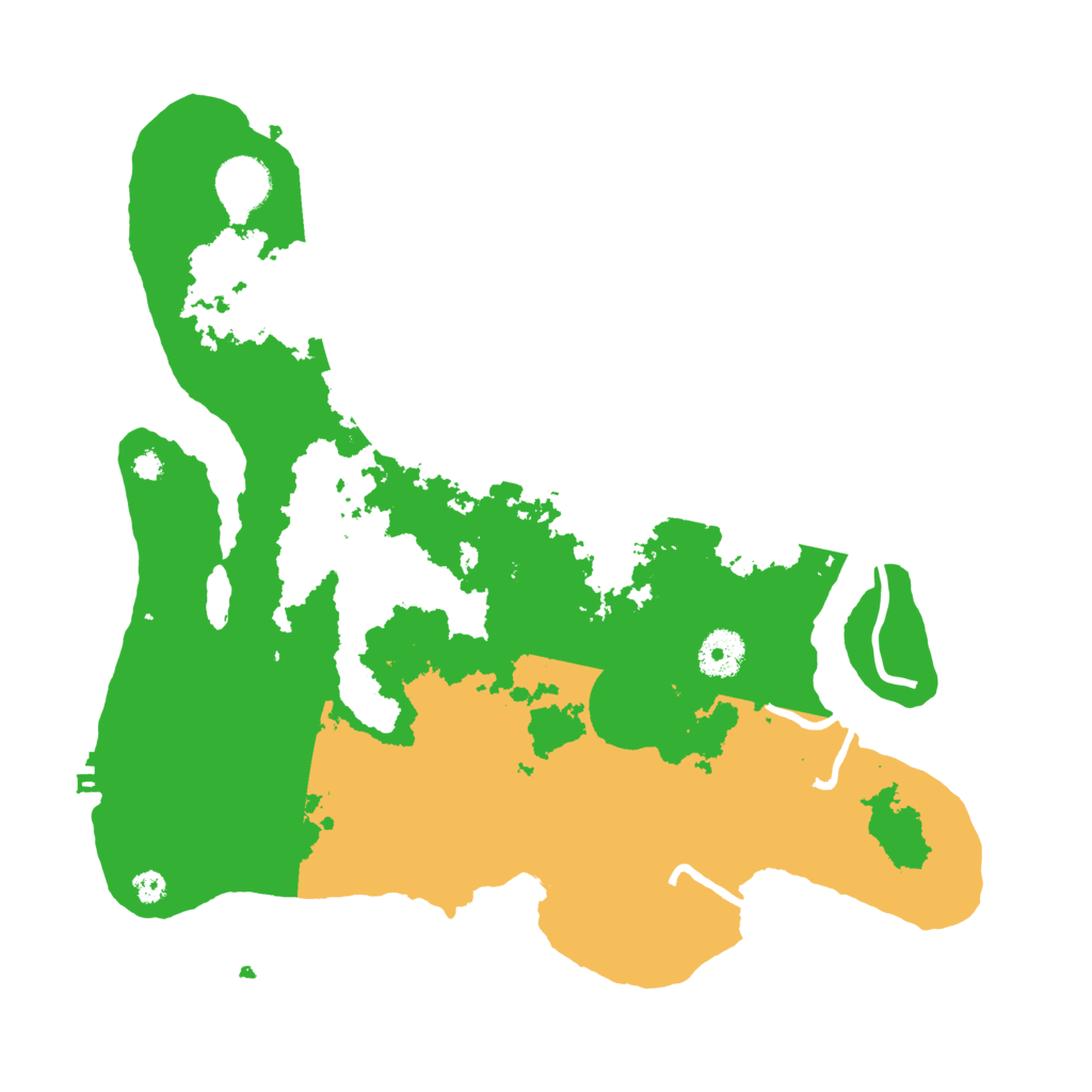 Biome Rust Map: Procedural Map, Size: 3500, Seed: 1975626452