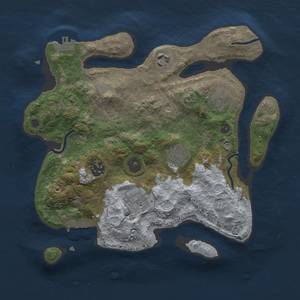 Thumbnail Rust Map: Procedural Map, Size: 3000, Seed: 82415557, 11 Monuments