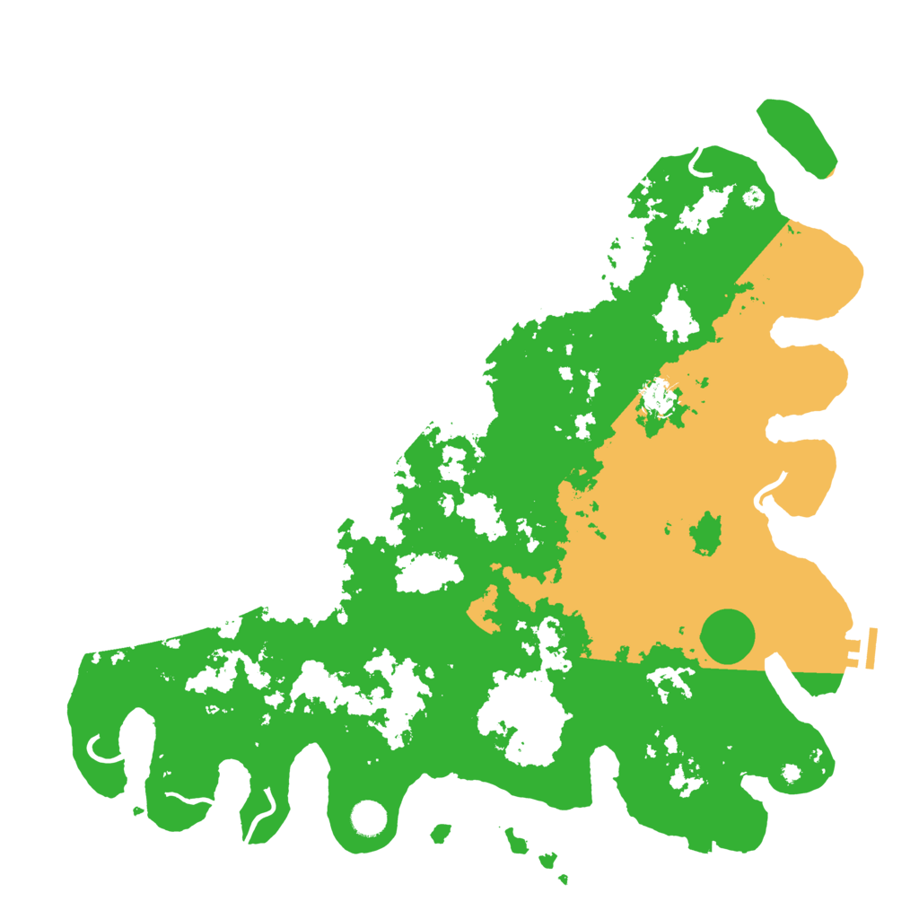 Biome Rust Map: Procedural Map, Size: 4500, Seed: 14143344