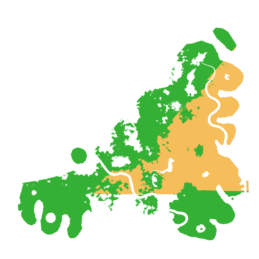 Biome Rust Map: Procedural Map, Size: 4500, Seed: 14143344
