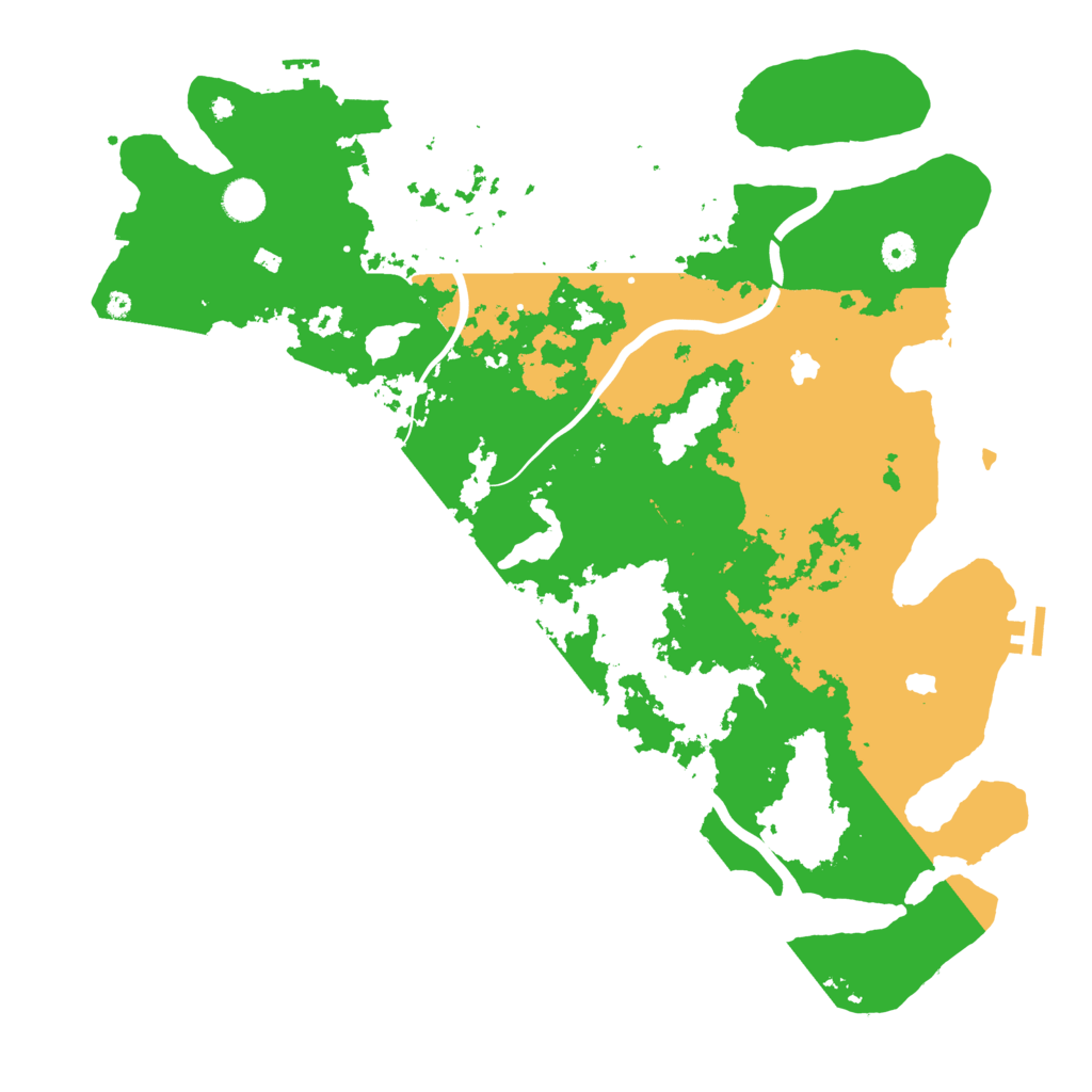 Biome Rust Map: Procedural Map, Size: 4500, Seed: 973893760