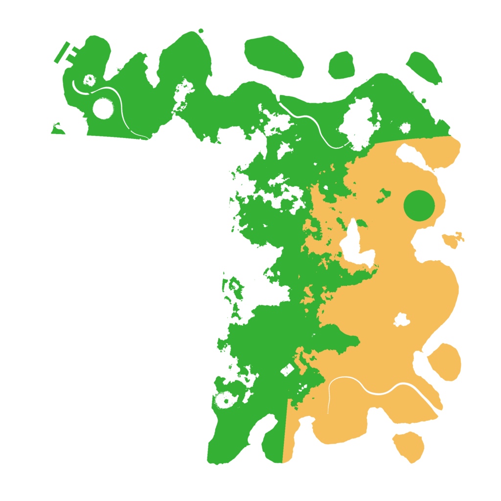 Biome Rust Map: Procedural Map, Size: 4250, Seed: 2077620270