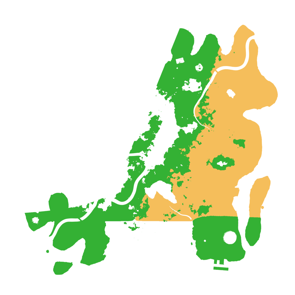 Biome Rust Map: Procedural Map, Size: 4000, Seed: 2087157628