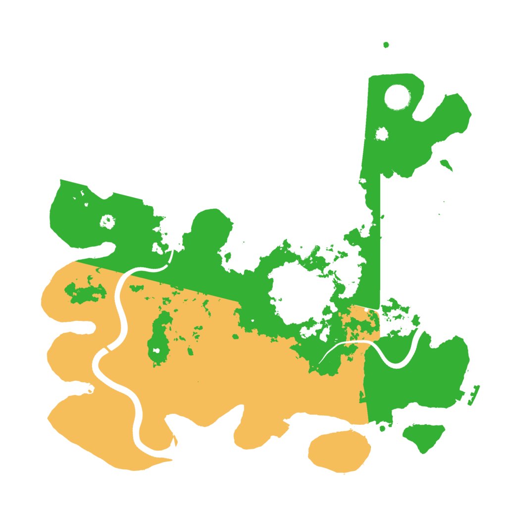 Biome Rust Map: Procedural Map, Size: 3500, Seed: 215743673