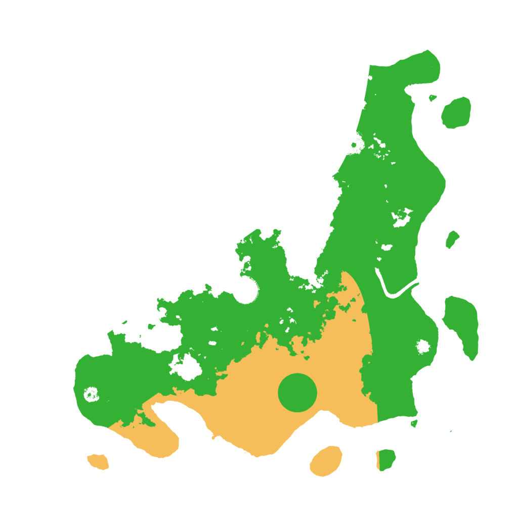 Biome Rust Map: Procedural Map, Size: 3500, Seed: 720543447