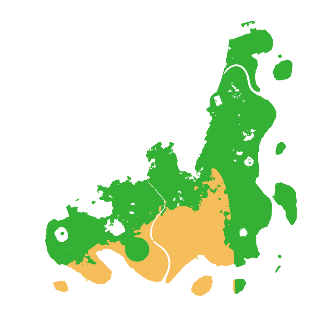 Biome Rust Map: Procedural Map, Size: 3500, Seed: 720543447