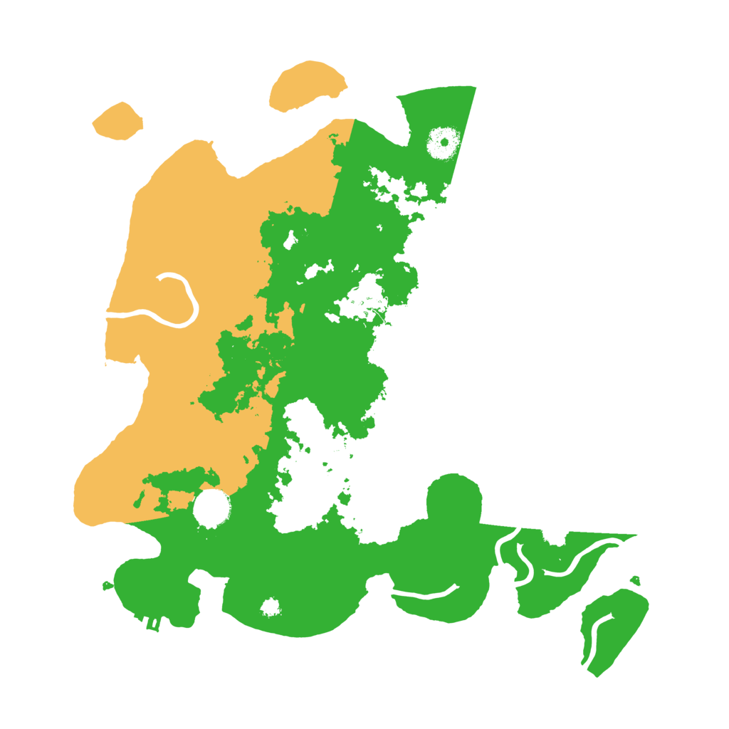 Biome Rust Map: Procedural Map, Size: 3500, Seed: 1809117356