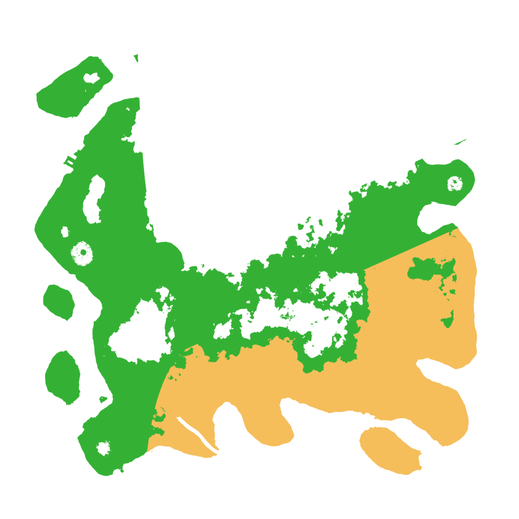 Biome Rust Map: Procedural Map, Size: 3500, Seed: 1029