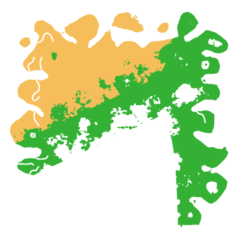 Biome Rust Map: Procedural Map, Size: 4300, Seed: 2030515545