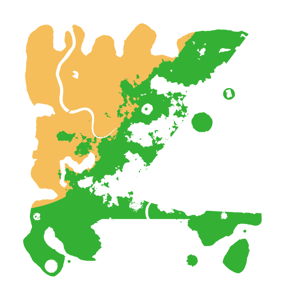 Biome Rust Map: Procedural Map, Size: 4000, Seed: 9134