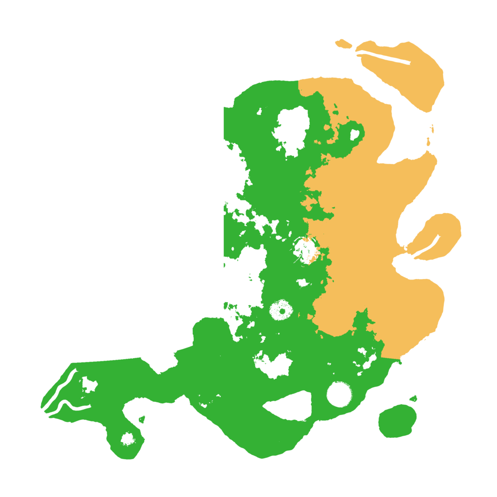 Biome Rust Map: Procedural Map, Size: 3500, Seed: 784525