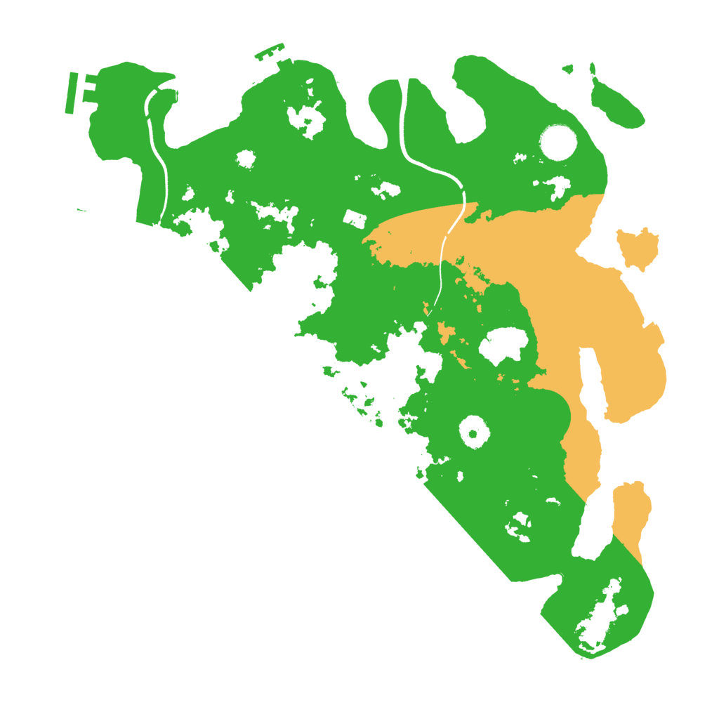 Biome Rust Map: Procedural Map, Size: 3500, Seed: 753297123