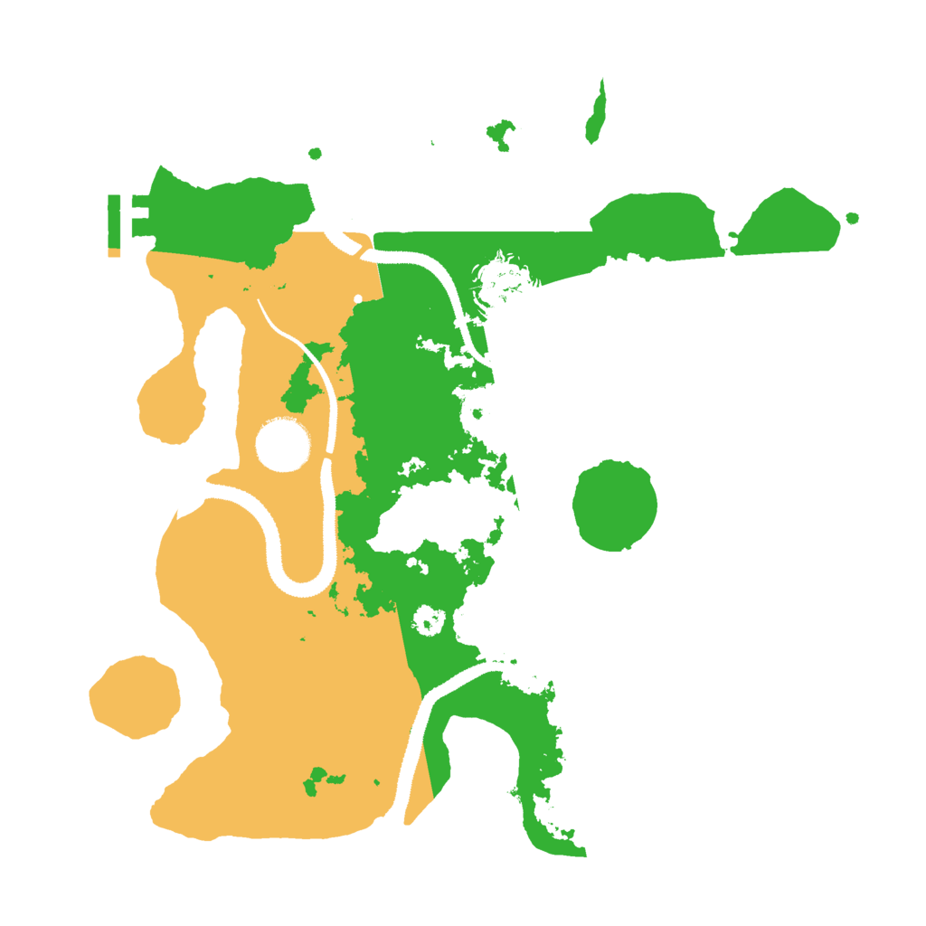 Biome Rust Map: Procedural Map, Size: 3000, Seed: 2212