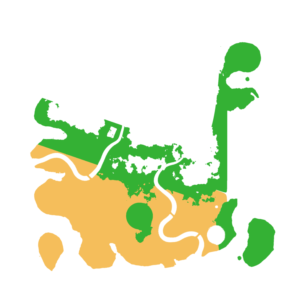 Biome Rust Map: Procedural Map, Size: 3000, Seed: 1621348017