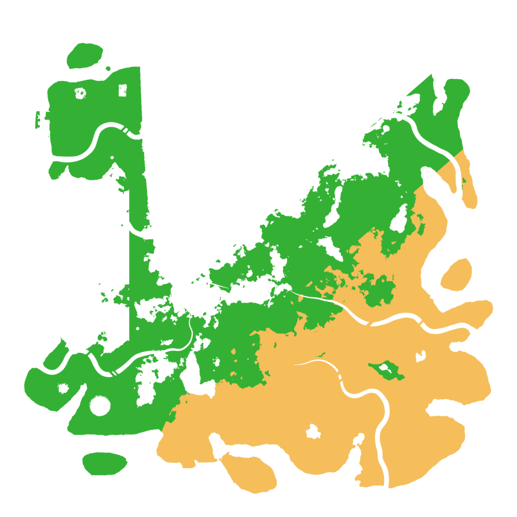 Biome Rust Map: Procedural Map, Size: 4500, Seed: 1195068945